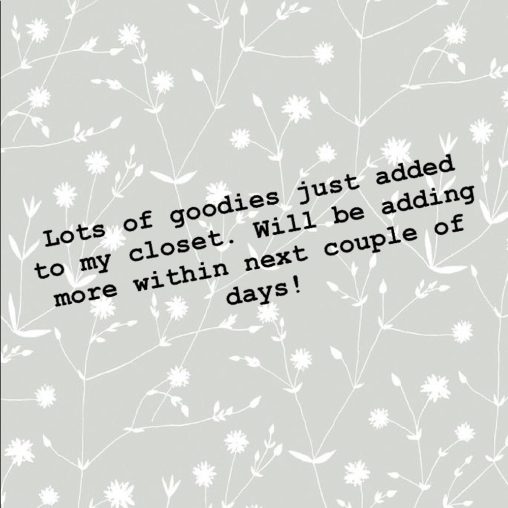 Lots of goodies just added to my closet!